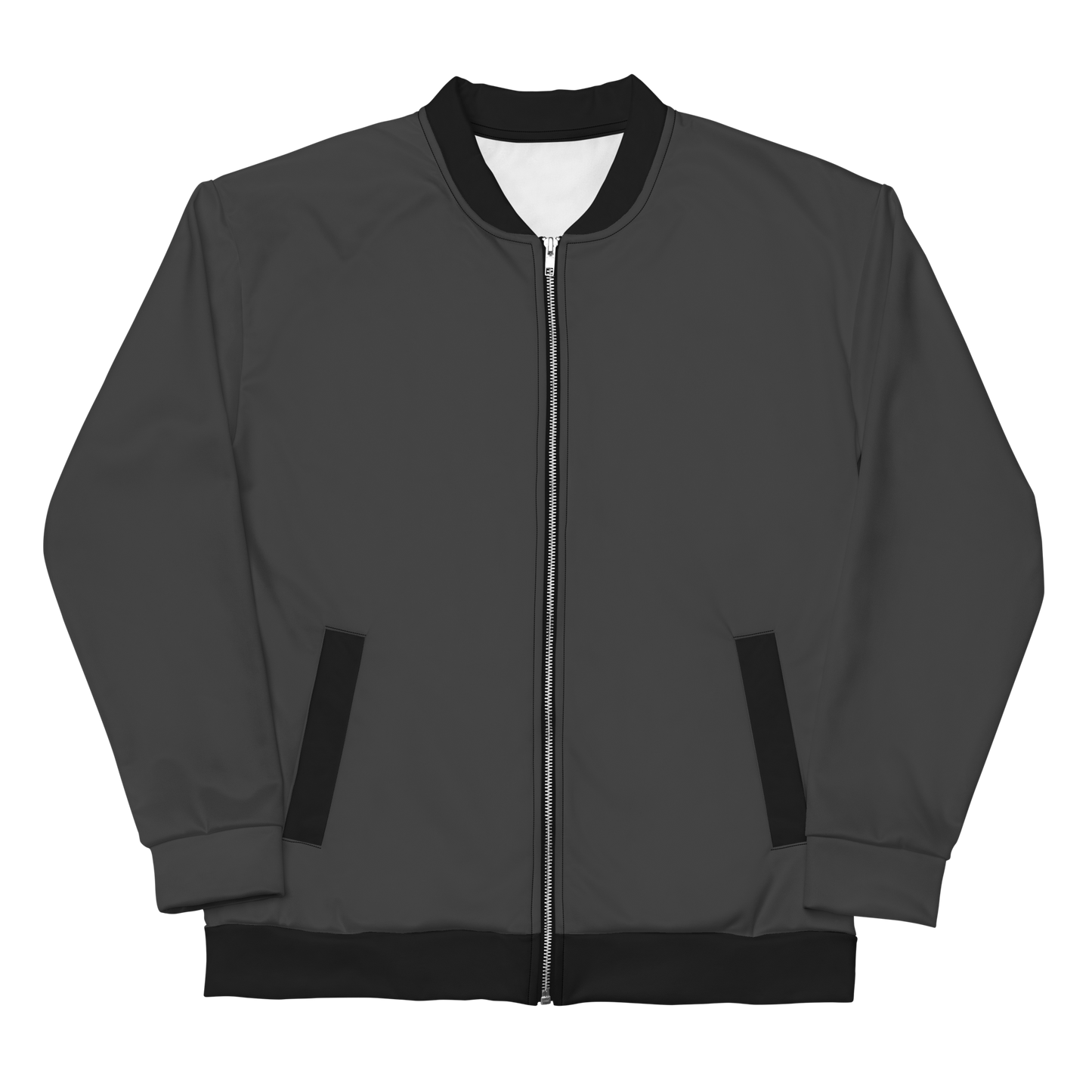 Black and Grey FutureMoneyShop Unisex Bomber Jacket