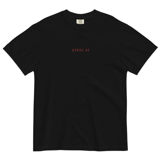 Civic Si Embroidered Heavyweight T-Shirt